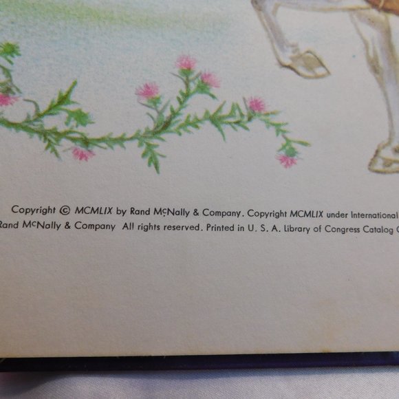 Sleeping Beauty Book 1959 Vintage Rand McNally Giant Book - Picture 5 of 10